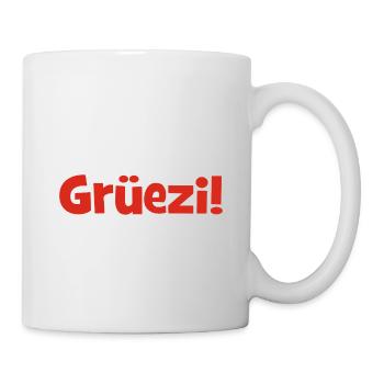 Grüezi - Schweiz - Switzerland - Swiss - Suisse - Mug blanc - blanc - Droite