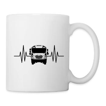 Heartbeat Bus - Mug - white - Right