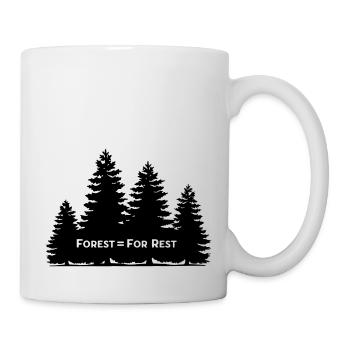 Forest = For Rest - Mug - white - Right