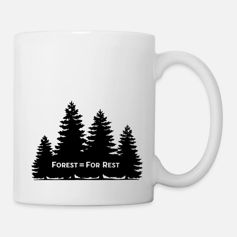 Forest = For Rest - Mug blanc - blanc