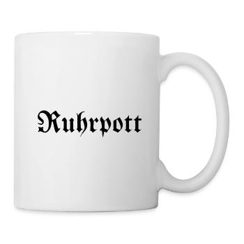 Ruhrpott - Pott - Bergbau - Kumpel - Ruhr - Shirt - Tasse - Weiß - Rechts