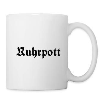 Ruhrpott - Pott - Bergbau - Kumpel - Ruhr - Shirt - Tasse - Weiß - Rechts