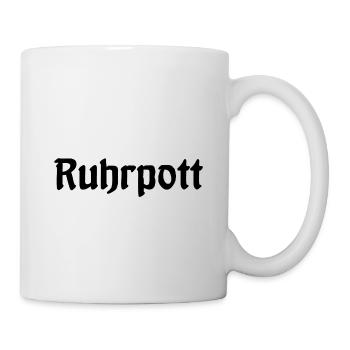 Ruhrpott - Pott - Bergbau - Kumpel - Ruhr - Shirt - Tasse - Weiß - Rechts