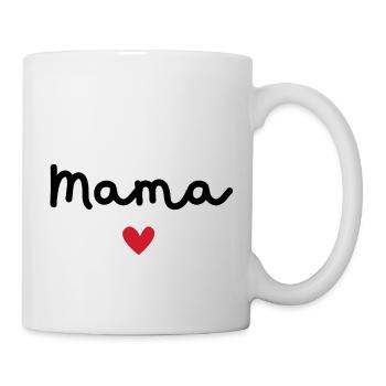 Mama d’amour - cadeau maman - Mug blanc - blanc - Droite