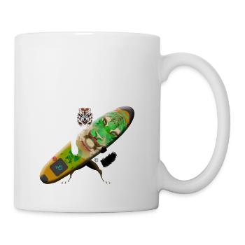 Kitesurf 7 - Mug blanc - blanc - Droite