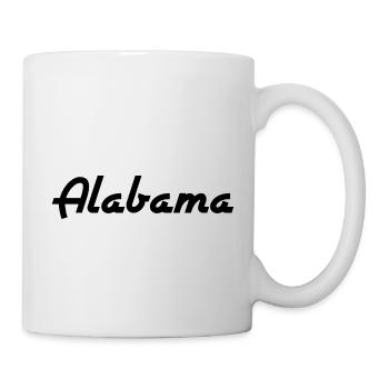 Alabama - USA - United States of America - Mug - white - Right