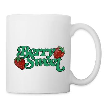 Baie Douce Fraise - Mug blanc - blanc - Droite