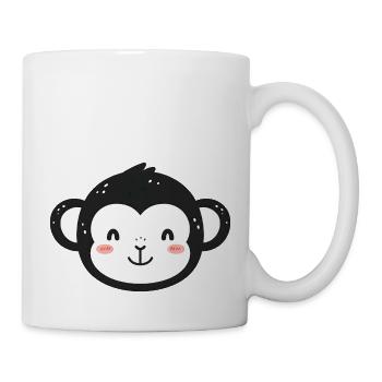 Gorilla - Tasse - Weiß - Rechts