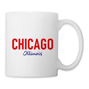 Chicago - Illinois USA - United States of America - Mug - white - Right