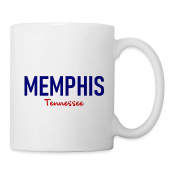 Memphis - Tennessee - USA - United States America - Tasse - Weiß - Rechts