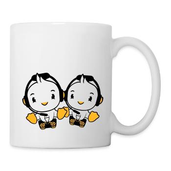 2 Ducks Gamer Gaming Controller Headset Console - Mug - white - Right