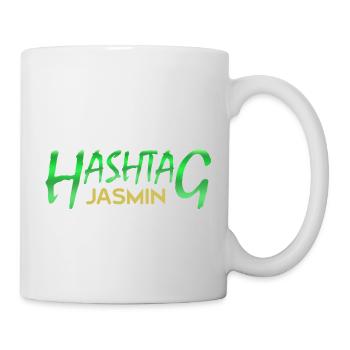 Jasmin als Vorname - Tasse - Weiß - Rechts