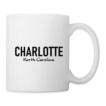 Charlotte - Caroline du Nord - États-Unis - États-Unis - Mug blanc - blanc - Droite