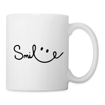 lächeln - Tasse - Weiß - Rechts