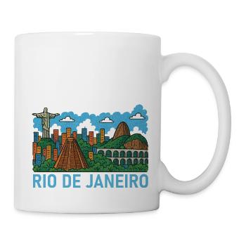 rio de janeiro brasilien - Tasse - Weiß - Rechts
