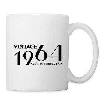 Jahrgang 1964 bis zur Perfektion gealtert - Tasse - Weiß - Rechts