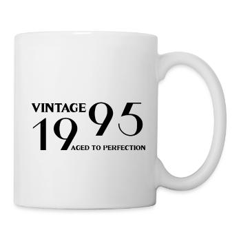 Vintage 1995 aged to perfection - Mug blanc - blanc - Droite