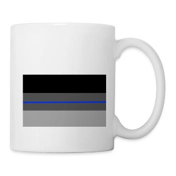 Shadow Deutschlandflagge blueline - Tasse - Weiß - Rechts