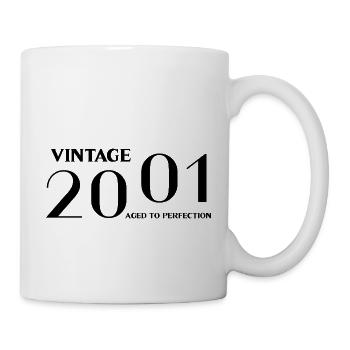 Vintage 2001 aged to perfection - Mug - white - Right