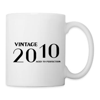 Vintage 2010 aged to perfection - Mug - white - Right