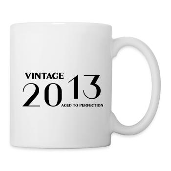 Vintage 2013 aged to perfection - Mug - white - Right