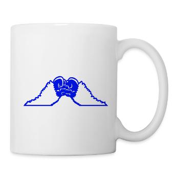 2 Llama Fists Hairy Monkey Team Friends Fist Pump - Mug - white - Right