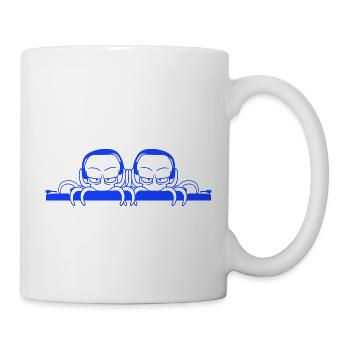 2 DJ Octopus Duo Friends Mixer Club Music Team - Mug - white - Right