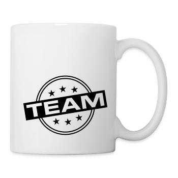 Team - Tasse - Weiß - Rechts