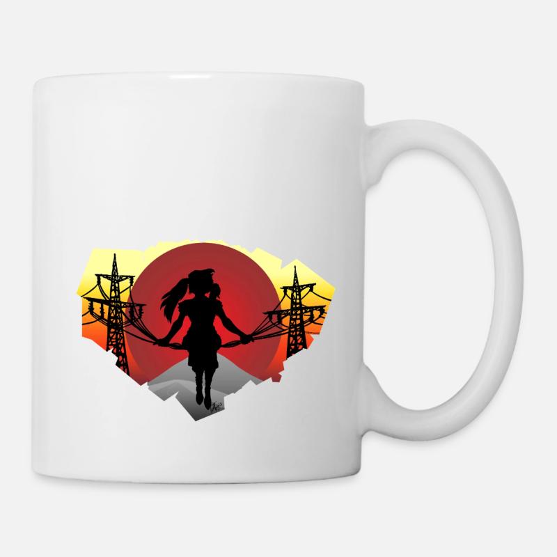 Cable Girl - Tasse - Weiß