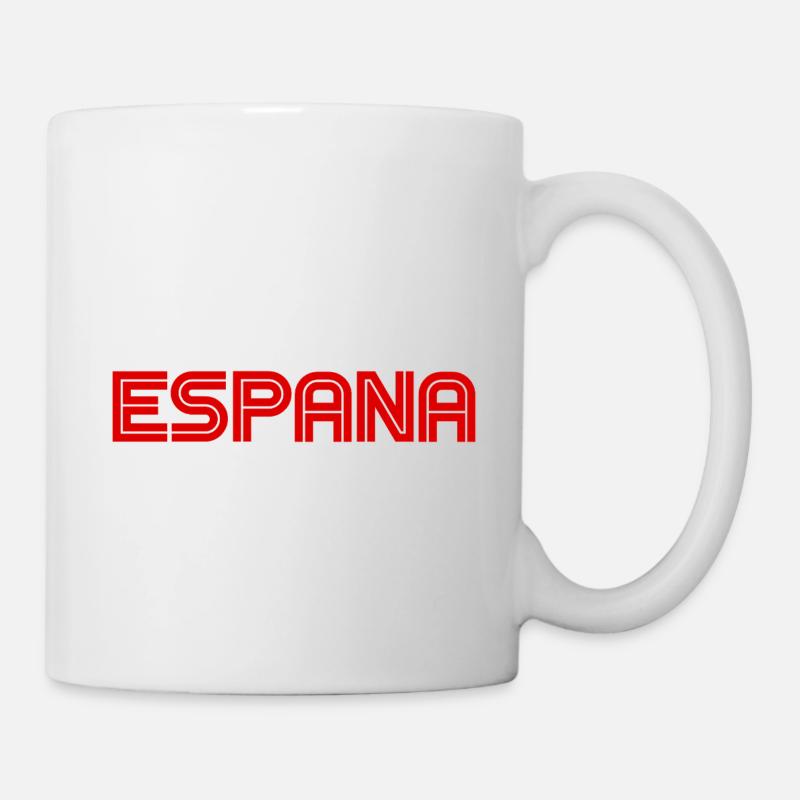 España - Espagne - Madrid - Barcelone - Espagnol - Mug blanc - blanc