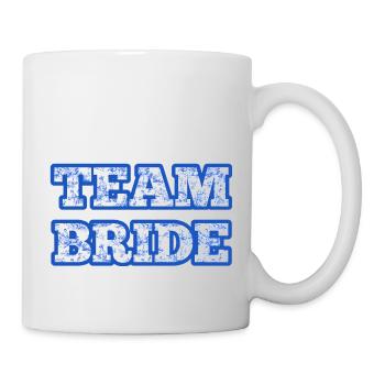 Team bridle chinoiserie blue - Mug - white - Right
