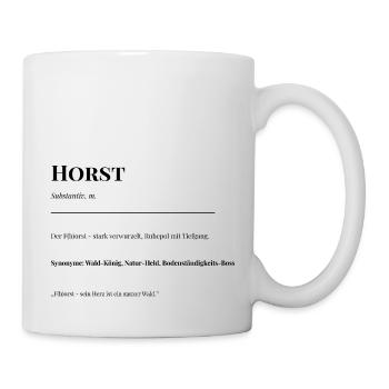 Horst - Tasse - Weiß - Rechts