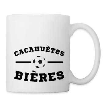 cacahutes bires football US - Mug blanc - blanc - Droite