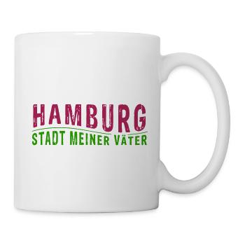 HAMBURG STADT MEINER VÄTER (Vectorgrafik) - Tasse - Weiß - Rechts