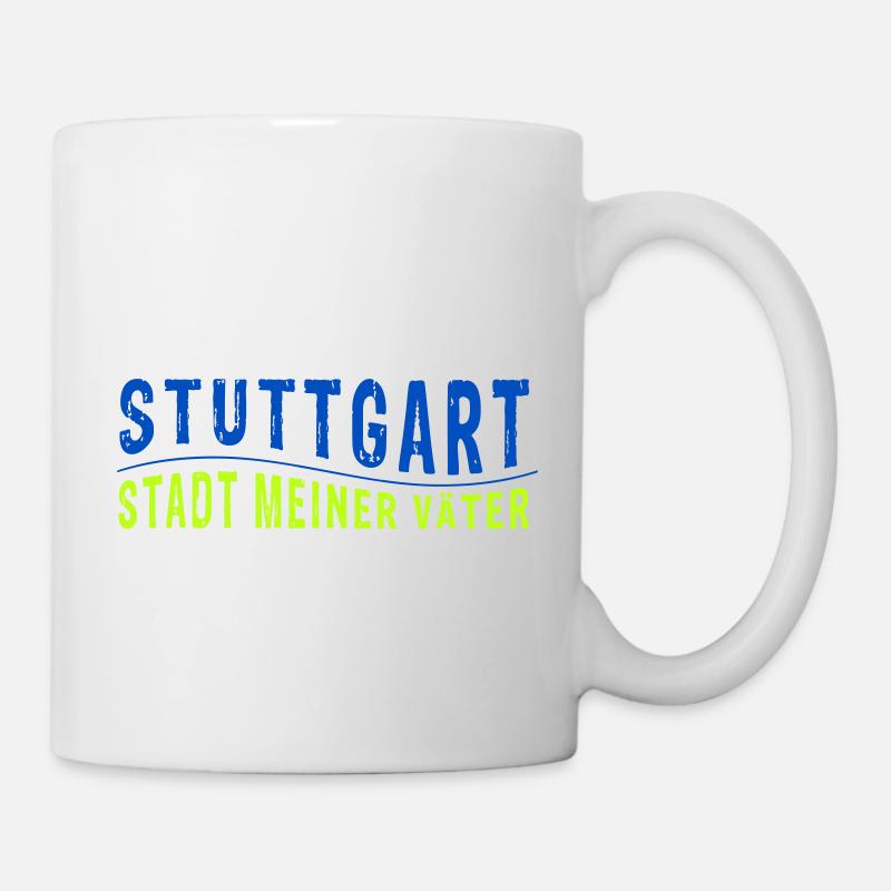 Stuttgart STADT MEINER VÄTER (Vektorgrafik) - Tasse - Weiß