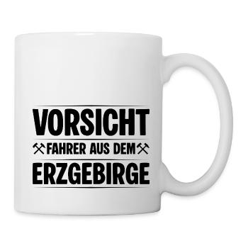 Lkw Fahrer Erzgebirge - Tasse - Weiß - Rechts