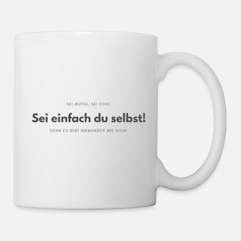 Jeu abstrait de couleurs pour les esprits créatifs - Mug blanc - blanc