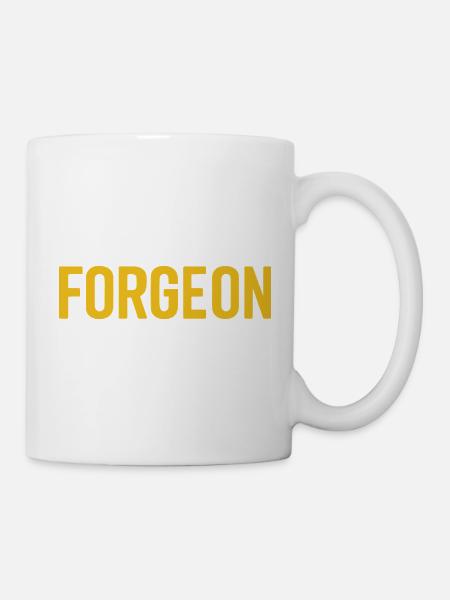 ForgeOn – Bleiben Sie unerbittlich - Tasse - Weiß