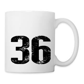 36 Number Leotard - Mug - white - Right