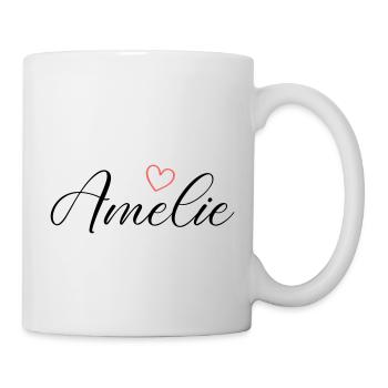 Amelie Name - Tasse - Weiß - Rechts