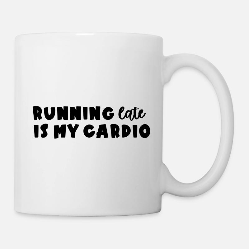 Running late - Mug - white