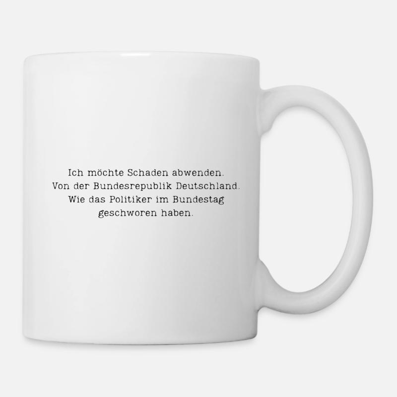 I want to avert damage. - Mug - white