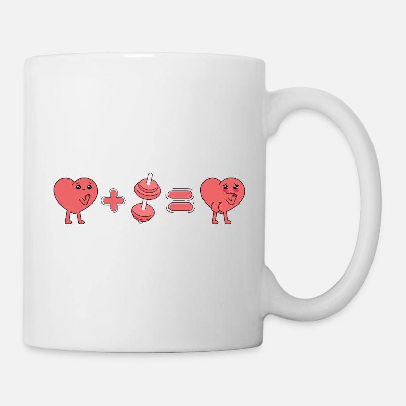 Cœur juteux - Mug blanc - blanc