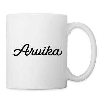 Arvika noir - Mug blanc - blanc - Droite