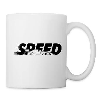 Formular One Speed - Logo de voiture cool - Mug blanc - blanc - Droite
