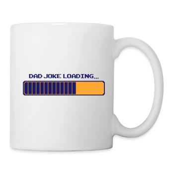 Dad Joke Loading – Pixelbar - Mug - white - Right