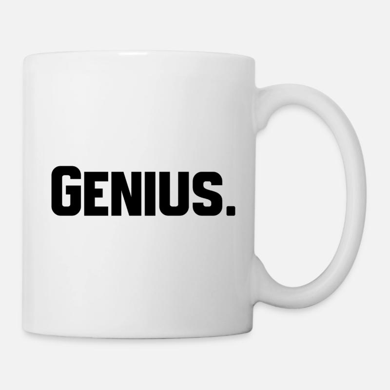Genius - Tasse - Weiß