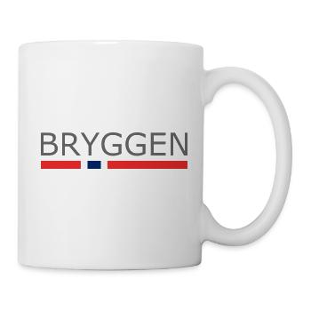 Bryggen - Bergen - Norway - Norge - Norwegen - Mug - white - Right