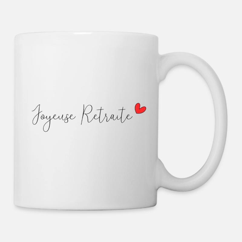 RETRAITE. RETRAITE. RETRAITEE. RETRAITE - Mug blanc - blanc