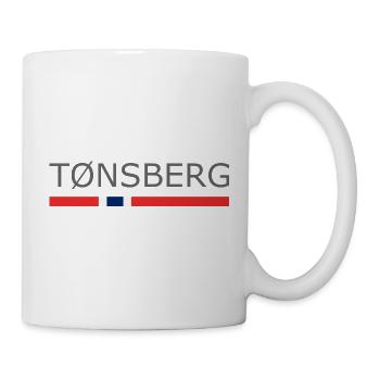 Norway Flag - Tonsberg - Norge - Norwegen - Mug - white - Right
